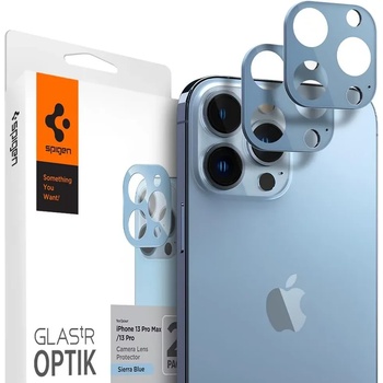 Image 1 of SPIGEN tR Optik 2 броя, син - iPhone 13 Pro/Max (AGL04032)