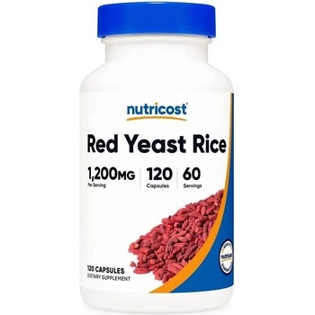 Nutricost Red Yeast Rice, 1200 mg, 120 капсули, Nutricost (73226 (447101) NC)