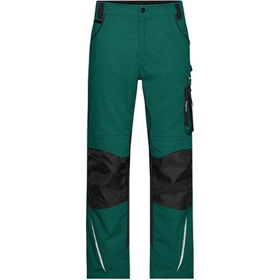James & Nicholson pánské kalhoty J N832 Dark Green
