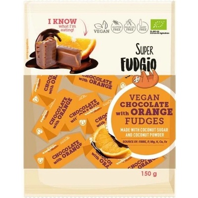 Super Fudgio Bio Veganské Karamely Čokoládový pomeranč 150 g