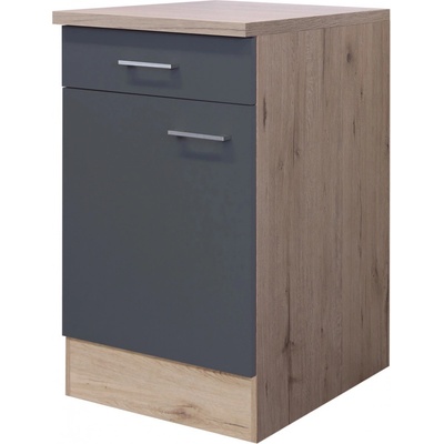 Flex-Well Morena spodní, zásuvka + dvířka, 50 x 85 x 57,1 cm – Zboží Dáma