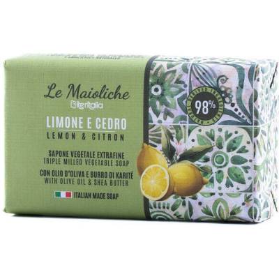 Iteritalia rostlinné mýdlo s olivovým olejem a bambuckým máslem citron 175 g