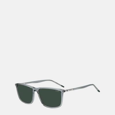 HUGO BOSS Слънчеви очила Hugo Men's HugoSun Rectangle Sunglasses - Black