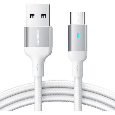 Joyroom S-UM018A10 USB na Micro USB-A, 2.4A, 1,2m, bílý