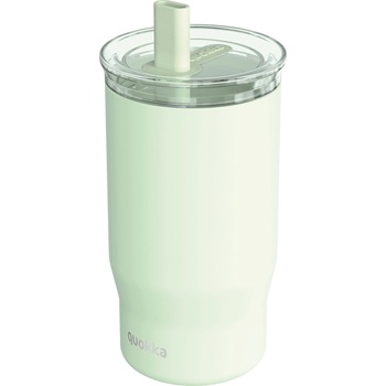 Quokka Mist Термо чаша със сламка, 720 мл, пастелно зелена (40139)