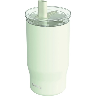 Quokka Mist Термо чаша със сламка, 720 мл, пастелно зелена (40139)