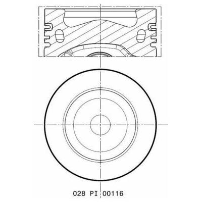 Piest MAHLE 028 PI 00116 000