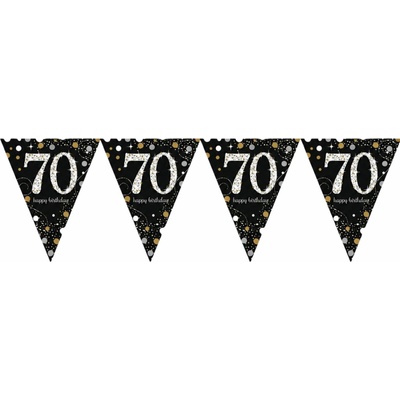 Girlanda vlajky 60 let narozeniny happy birthday 400 cm 13051637347 – Zboží Dáma