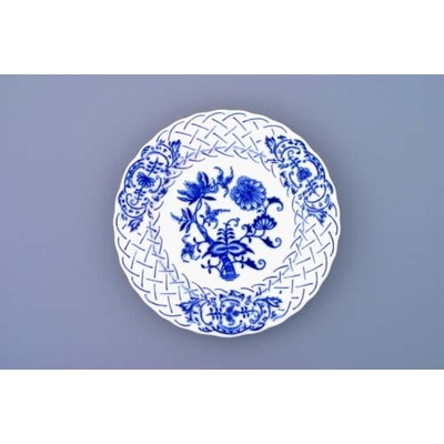 Cibulák Talíř prolamovaný 24cm Originál Český porcelán Dubí