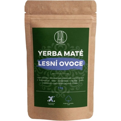 BrainMax Pure Yerba Maté Lesní ovoce 1000 g
