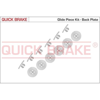Súprava príslušenstva, brzdové čeľuste Quick Brake 6858K