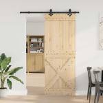 vidaXL Преплъзваща се врата NARVIK 85 x 210 см (152, 5 см) (3445373)