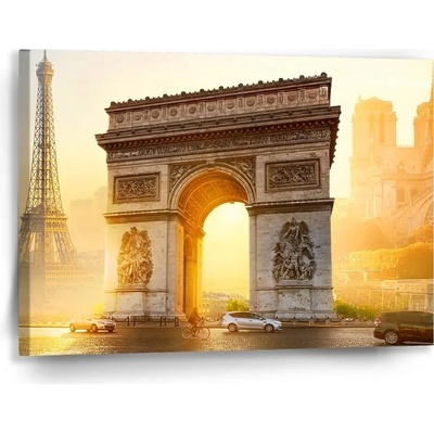 Sablio Obraz Paríž Víťazný oblúk - 90x60 cm
