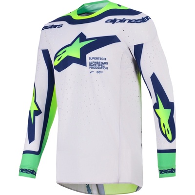 Alpinestars SUPERTECH VISTA svetle šedá/žlutá fluo/zelená/modrá/růžová 2026