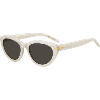 HUGO BOSS Слънчеви очила Boss Women's Round Sunglasses - Pearled White