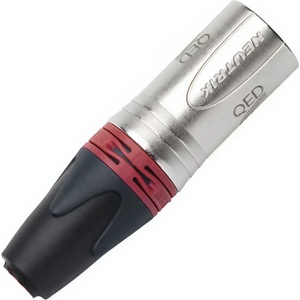 QED Накрайник QED Reference XLR M - червен (QE3288-R) - vsystem