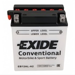 Exide Conventional 12Ah 165A right+ YB12AL-A2