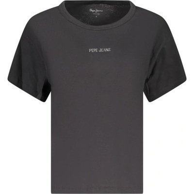 PEPE JEANS Дамска тениска с къс ръкав pepe jeans, Размер s, Цвят Черен (pm5000167mia_ne999)