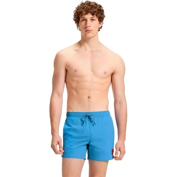 HUGO BOSS Бански гащета HUGO Dominica 10238035 01 swimming shorts - Blue (Light / Pastel Blue)