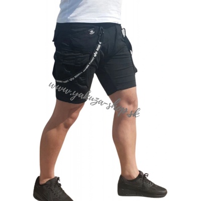 Alpha Industries Utility short Black pánske šortky čierna