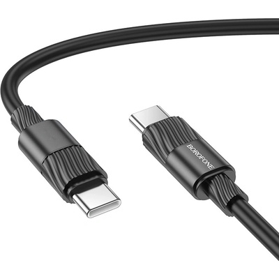 Borofone BX106 Charge USB-C - USB-C 60W 3A, 1m, černý
