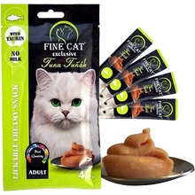 Fine Cat Exclusive krémová desiata pre mačky tuniak 4 x 15 g