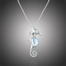 Grace Silver Jewellery Stříbrný mořský koník NH-BSN332/48 Stříbrná