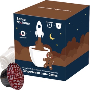 Senso Nocturno | Лате с джинджифилови бисквитки - 16 капсули за Dolce Gusto