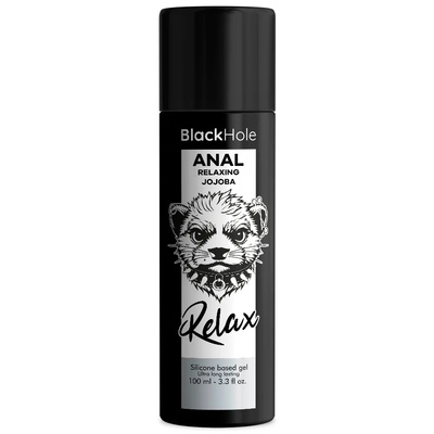Силиконов лубрикант за анален секс, ултра гладък - Black Hole Relax 100ml (D-244018)