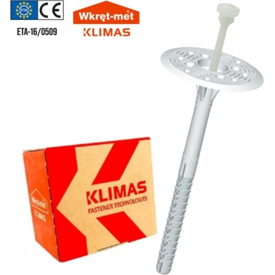 Wkręt-met 10x260 mm (100ks) Zatepľovacia hmoždinka s plastovým tŕňom LTX