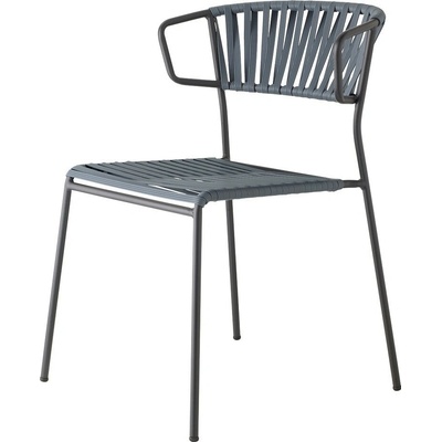 SCAB Židle LISA CLUB s područkami grafit 2873 ZA P86