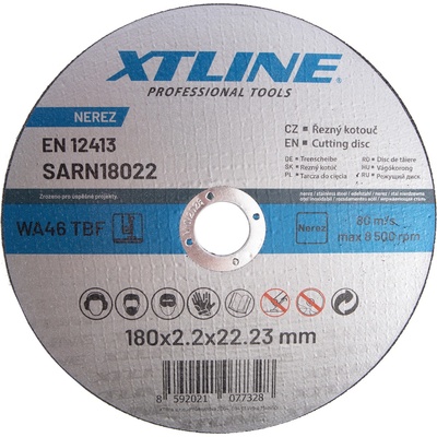 Xtline Kotouč řezný 180 x 2,2 x 22,2 mm SARN18022