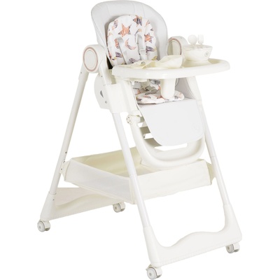 Moni Столче за хранене Moni - Surprise, бяло + подарък (112169)