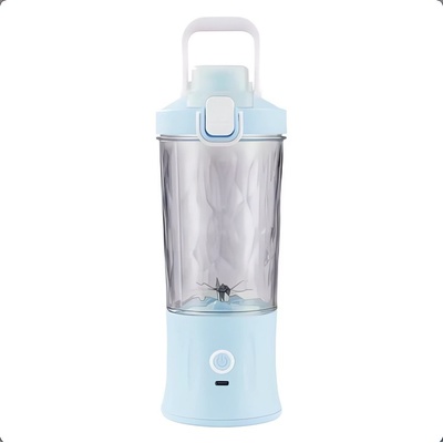 Verk 07296 Láhev se Smoothie mixérem LED RGB 600 ml světle modrá