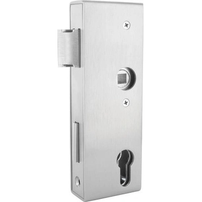 Feldmann Nerezová zámková krabica pre bránku a bránu 59100-240 sa zadlabacím zámkom, rozteč 72 mm