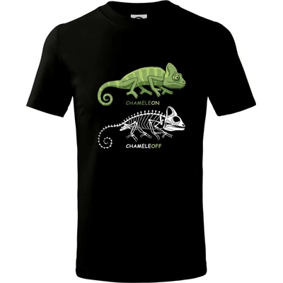 ChameleON_OFF tričko detské čierna