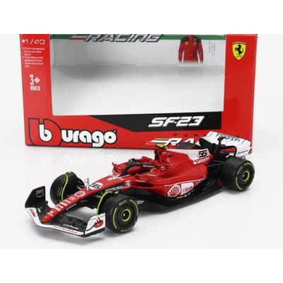 BBurago Model Scuderia Ferrari SF 23 55 Sainz Las Vegas 2023 1:43