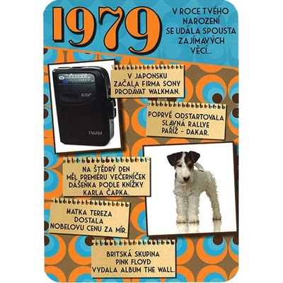 Blahoželanie 1979 - česky