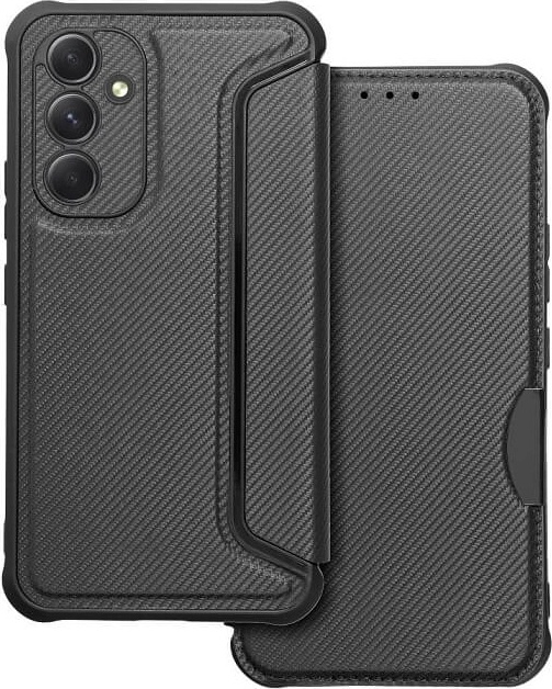 Forcell Противоударен Калъф за Samsung A54, Razor Book Case, Черен (5903396200328)
