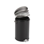 EKO-Europe EKO Кош за отпадъци с педал BELLE DELUXE- 12 литра - черен (EKO 921712 - Black) - luxdom