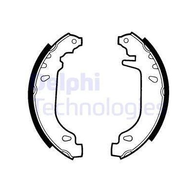 Sada brzdových čeľustí DELPHI LS1404
