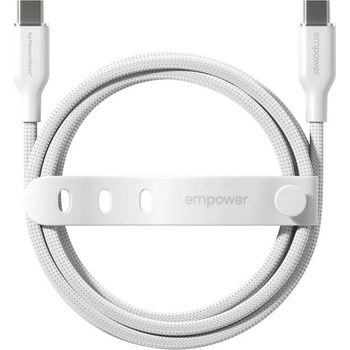 PanzerGlass Кабел PanzerGlass - Data Racing, USB-C/USB-C, 1.2 m, Silver White (5715685027710)