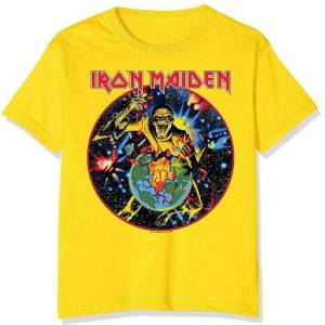 Iron Maiden World Piece Tour Circle Yellow M Риза (IMTEE167MY02)