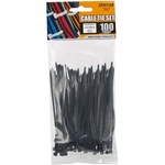 HANDY Тел за подвързване - 05411 (100x2, 5mm, черен, 100бр. ) (05411)