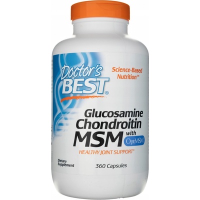 Doctor's Best Glukosamín Chondroitín MSM 360 kapsúl