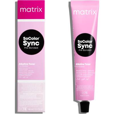 Matrix SoColor Sync Pre-Bonded Alkaline Toner Full-Bodied demi-permanentní toner 6RV+ Dark Blond Red Violet+ 90 ml