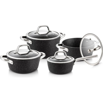 Sada hrnců Tescoma PRESIDENT Stone 8 dílů – Hledejceny.cz