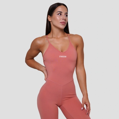 GymBeam dámsky overal Fit Salmon