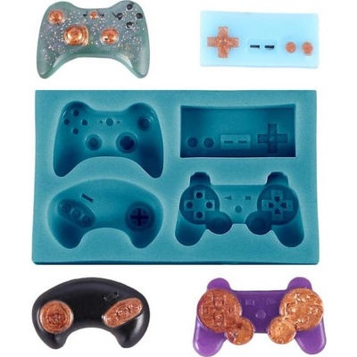 Cakesicq Silikonová forma gamer 10x6cm