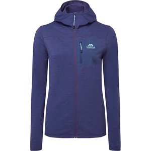 Mountain Equipment Дамско поларено яке Mountain Equipment Women's Lumiko Hooded Jacket Fleece jacket - Amethyst / Medieval - размер 42 (EU) (105-7225-0115)